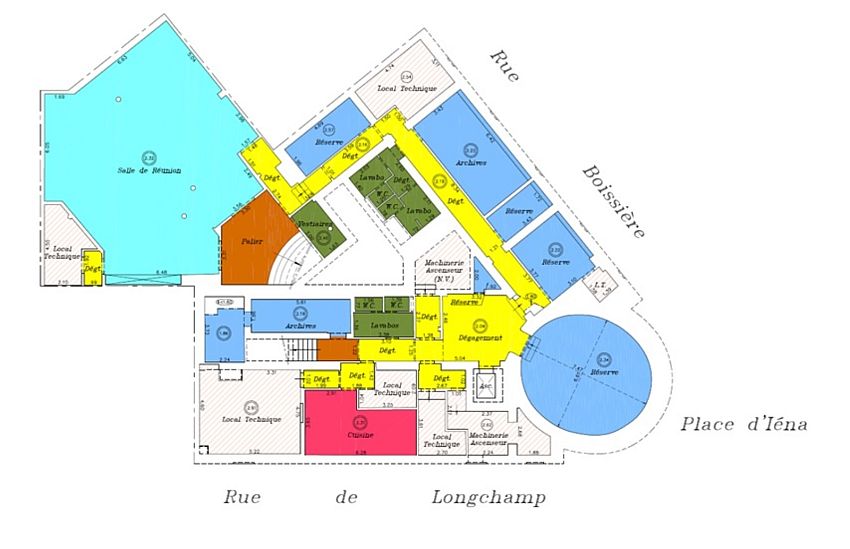 Bureau Location 75116 PARIS 8 PLACE D'IENA