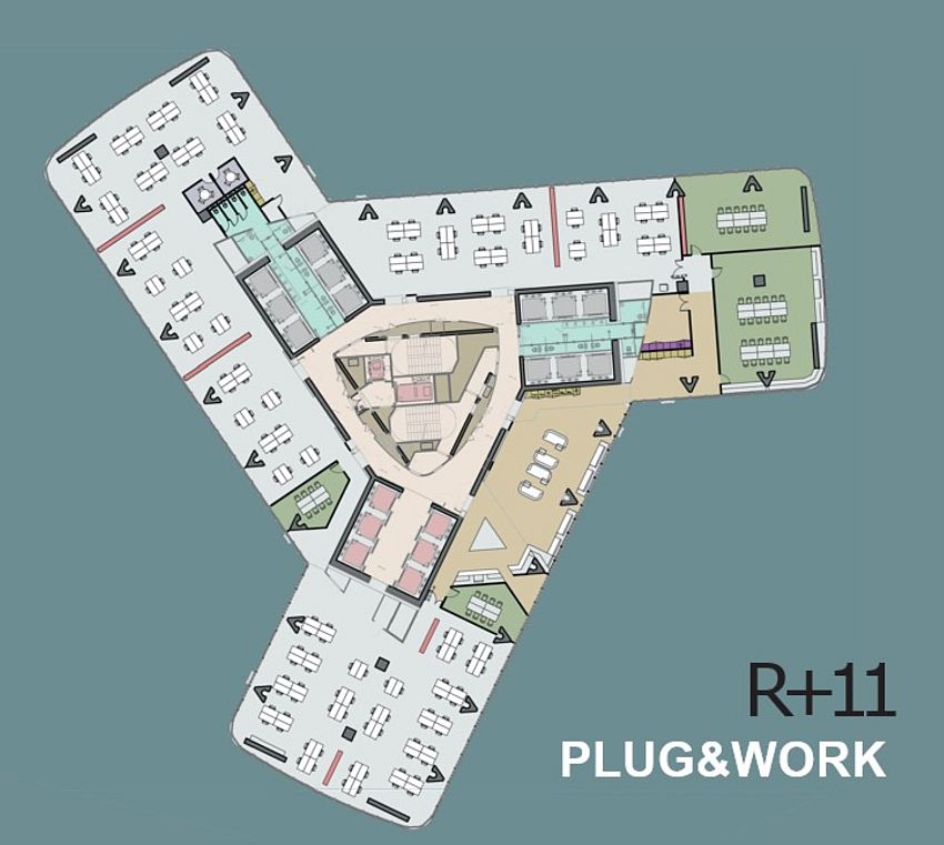 Bureau Location 92400 COURBEVOIE 2 PLACE DES SAISONS