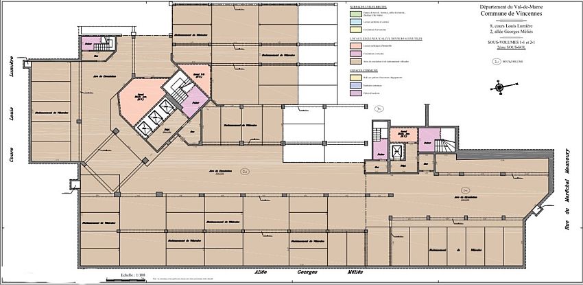 Bureau Location 94300 VINCENNES 8 COURS LOUIS LUMIERE