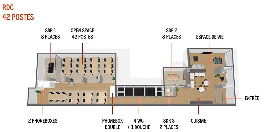 Coworking Location 75116 PARIS