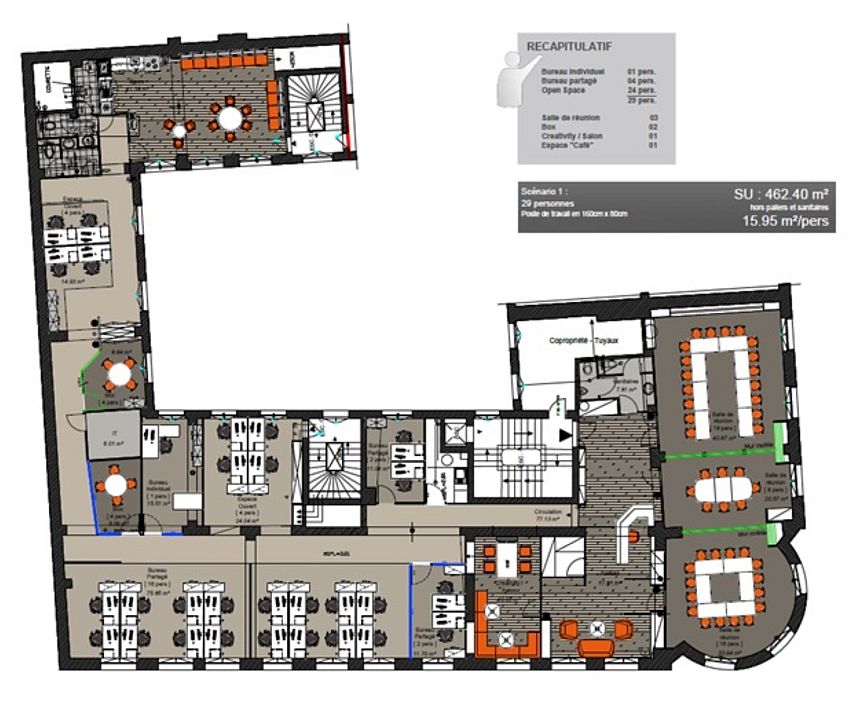 Bureau Location 75009 PARIS 18-20 BOULEVARD MONTMARTRE