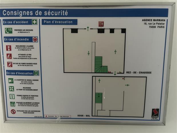 Bureau Location 75009 PARIS 18 RUE LE PELETIER