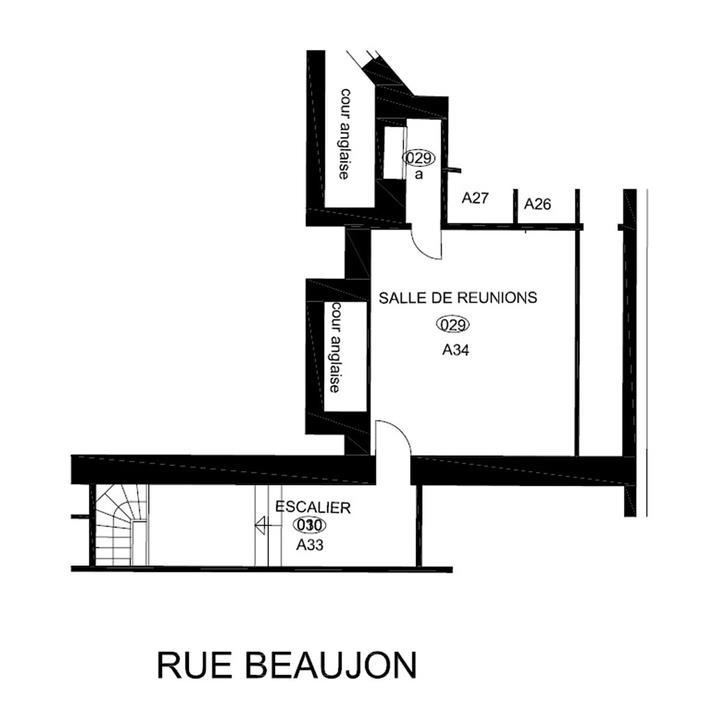 Bureau Location 75008 PARIS 43 AVENUE HOCHE