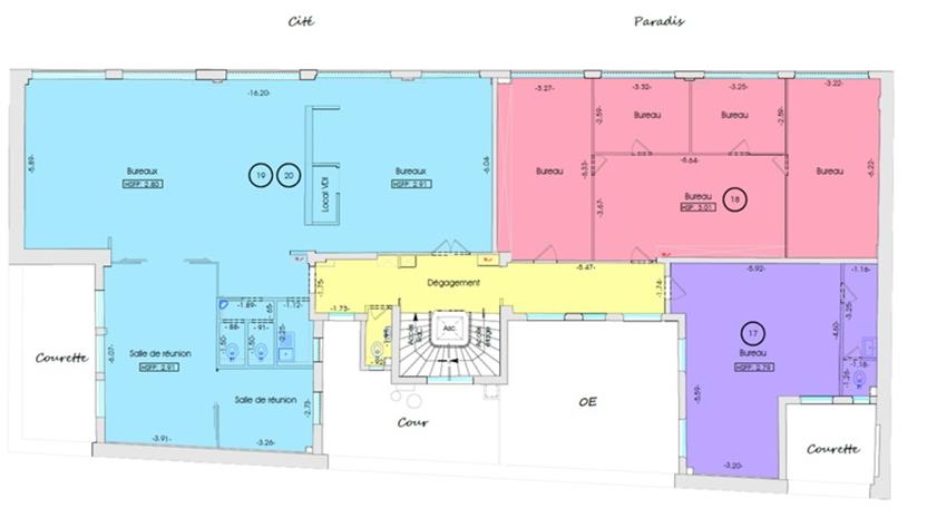 Bureau Location 75010 PARIS