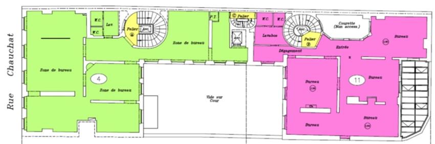 Bureau Location 75009 PARIS 22 RUE CHAUCHAT