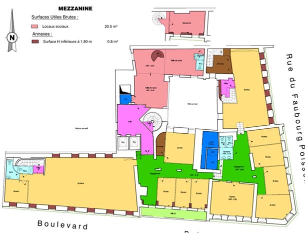 Bureau Location 75009 PARIS 2-6 BOULEVARD POISSONNIERE