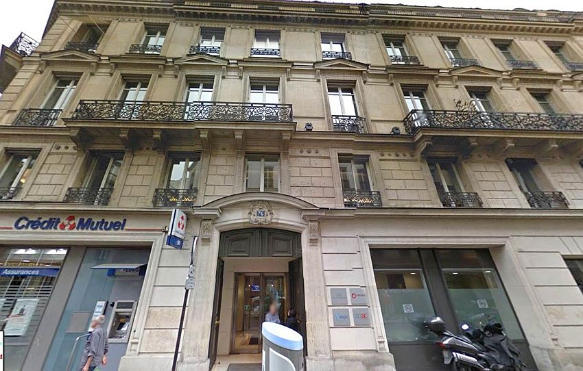 Bureau Location 75009 PARIS 76 RUE DE LA VICTOIRE
