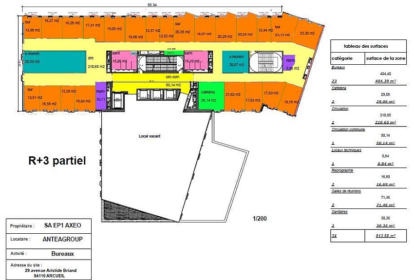 Bureau Location 94110 ARCUEIL 27-29 AVENUE ARISTIDE BRIAND