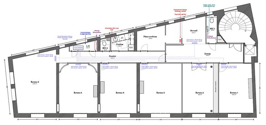 Bureau Location 75017 PARIS 64 RUE DE TOCQUEVILLE