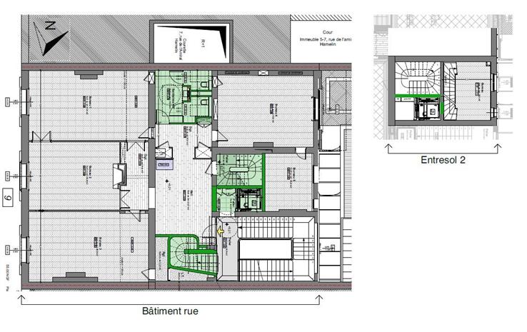 Bureau Location 75116 PARIS 9 RUE DE L'AMIRAL HAMELIN