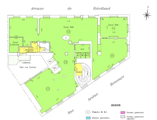 Bureau Location 75008 PARIS 43 AVENUE DE FRIEDLAND