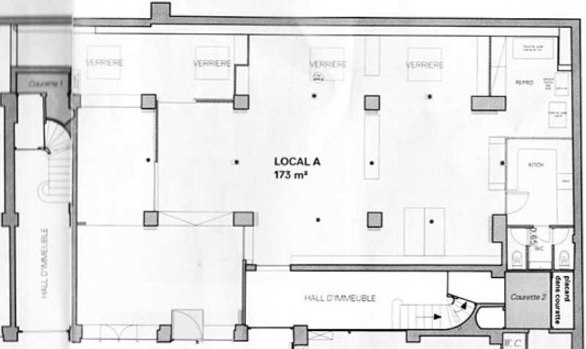 Bureau Location 75010 PARIS 10 RUE DE PARADIS