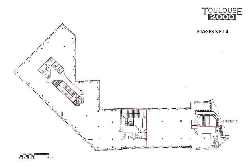 Bureau Location 31000 TOULOUSE 2 ESPLANADE COMPANS CAFFARELLI