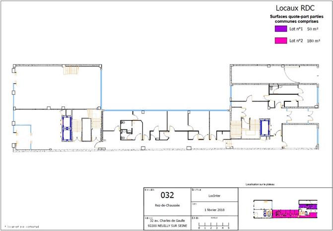 Bureau Location 92200 NEUILLY SUR SEINE 34 AVENUE CHARLES DE GAULLE