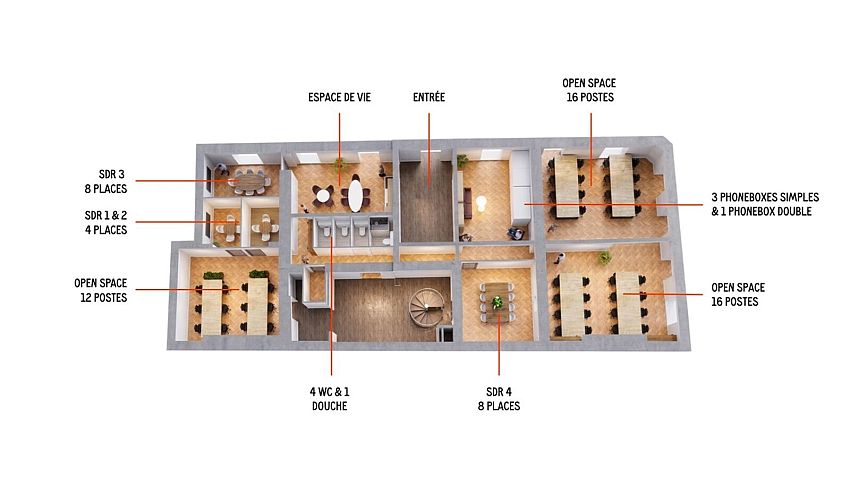 Coworking Location 75002 PARIS