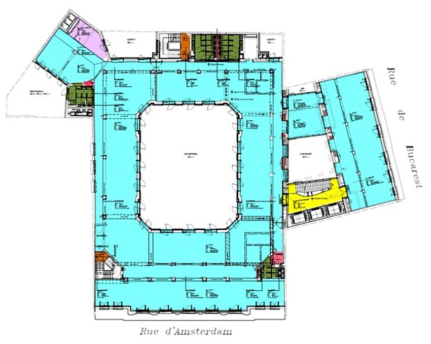 Bureau Location 75008 PARIS 55 RUE D'AMSTERDAM