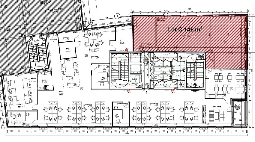 Bureau Location 44800 ST HERBLAIN  AVENUE DU SAINT LAURENT