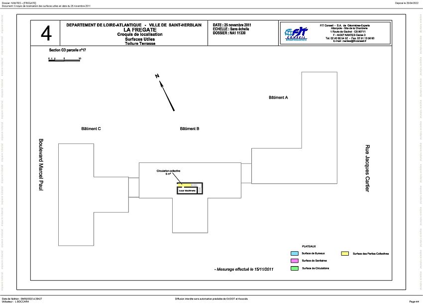 Bureau Location 44800 ST HERBLAIN 19 AVENUE JACQUES CARTIER