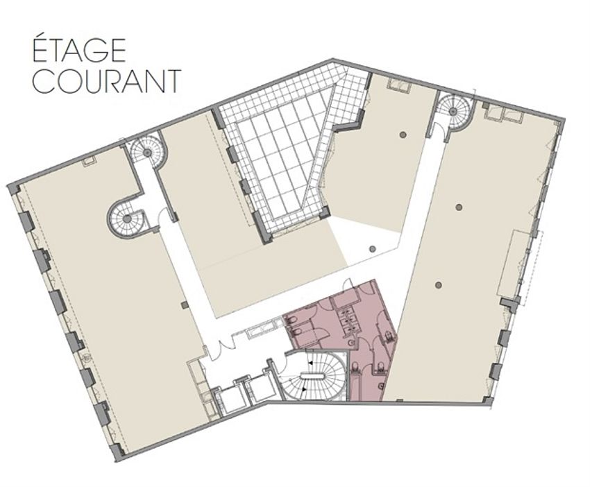 Bureau Location 75008 PARIS 4 RUE DU GENERAL FOY