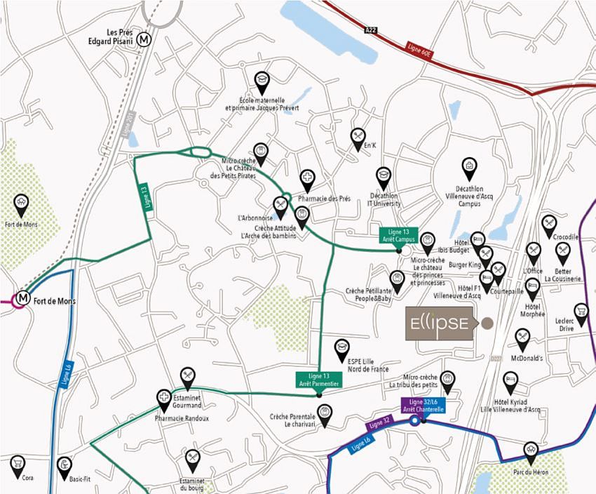 Bureau Vente/Location 59650 VILLENEUVE D'ASCQ