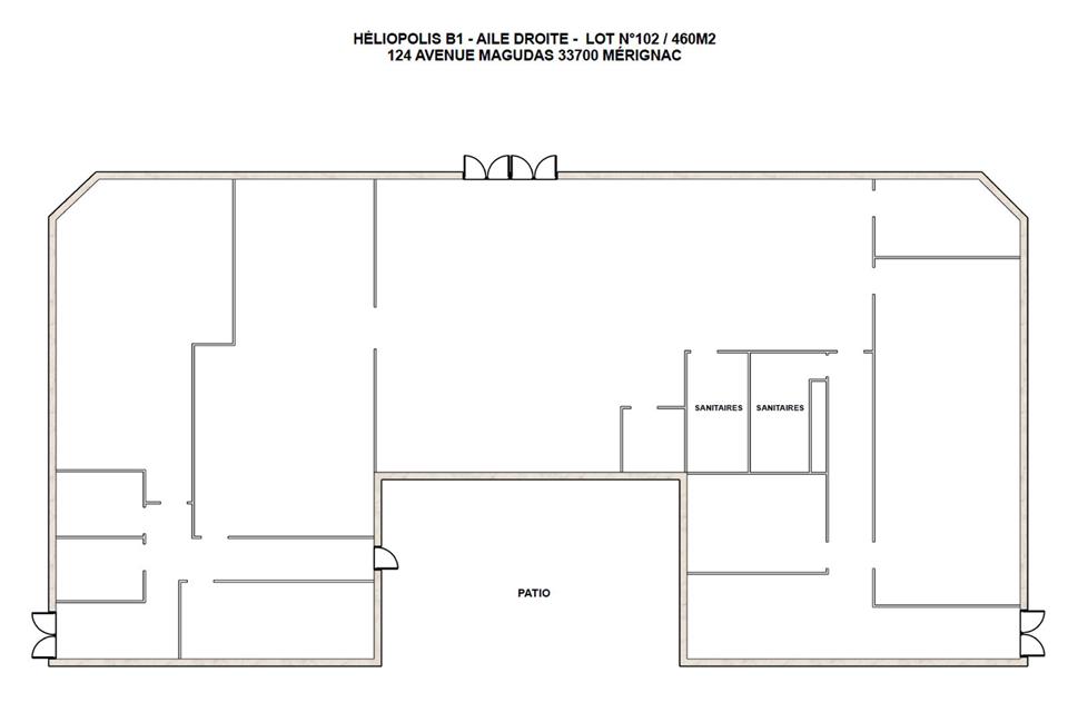 Bureau Location 33700 MERIGNAC  AVENUE DE MAGUDAS