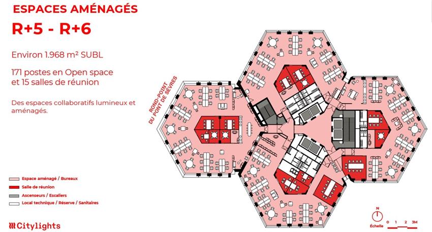 Bureau Location 92100 BOULOGNE BILLANCOURT 204 ROND POINT DU PONT DE SEVRES