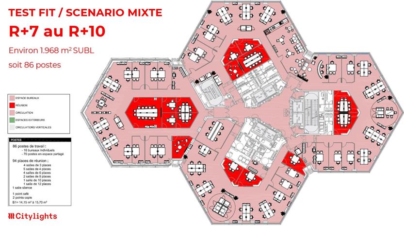 Bureau Location 92100 BOULOGNE BILLANCOURT 204 ROND POINT DU PONT DE SEVRES