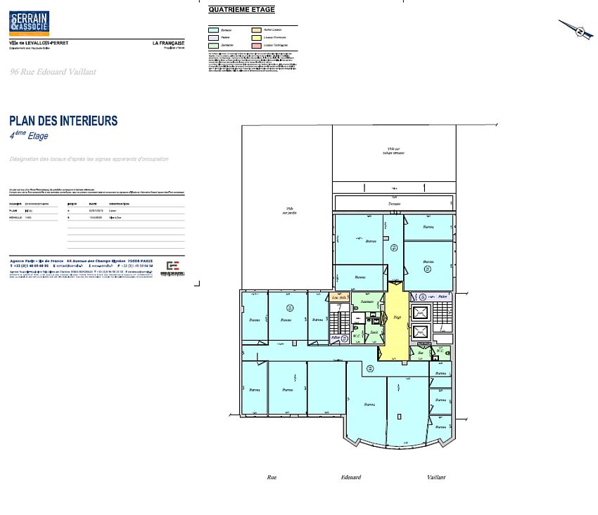 Bureau Vente/Location 92300 LEVALLOIS PERRET