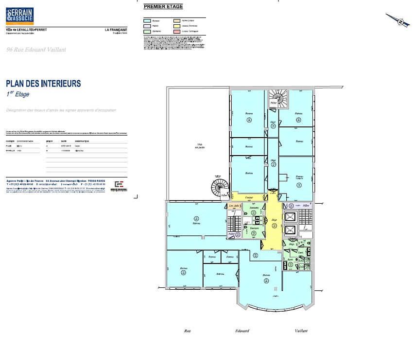 Bureau Vente/Location 92300 LEVALLOIS PERRET
