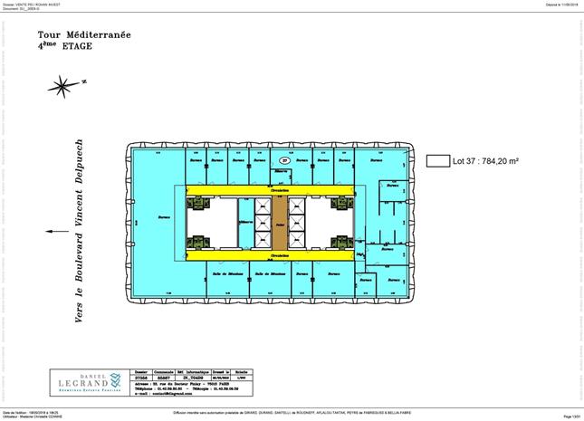 Bureau Location 13006 MARSEILLE