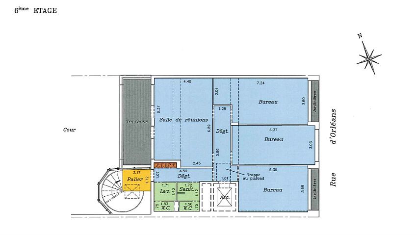 Bureau Location 92200 NEUILLY SUR SEINE