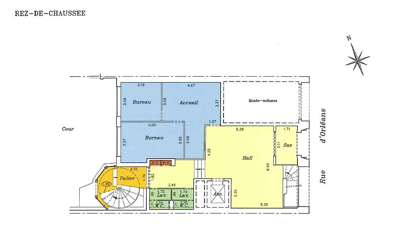 Bureau Location 92200 NEUILLY SUR SEINE