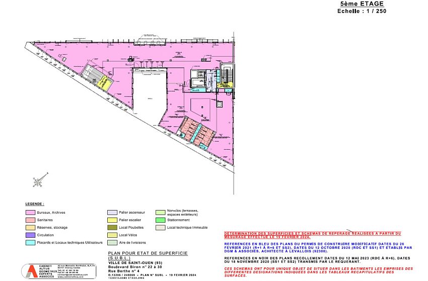 Bureau Location 93400 ST OUEN 22-30 BOULEVARD BIRON