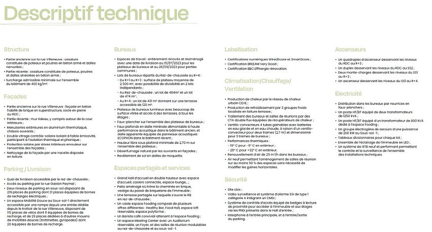 Bureau Location 92110 CLICHY 24 RUE VILLENEUVE