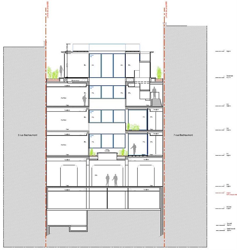 Bureau Location 75002 PARIS 5 RUE BACHAUMONT