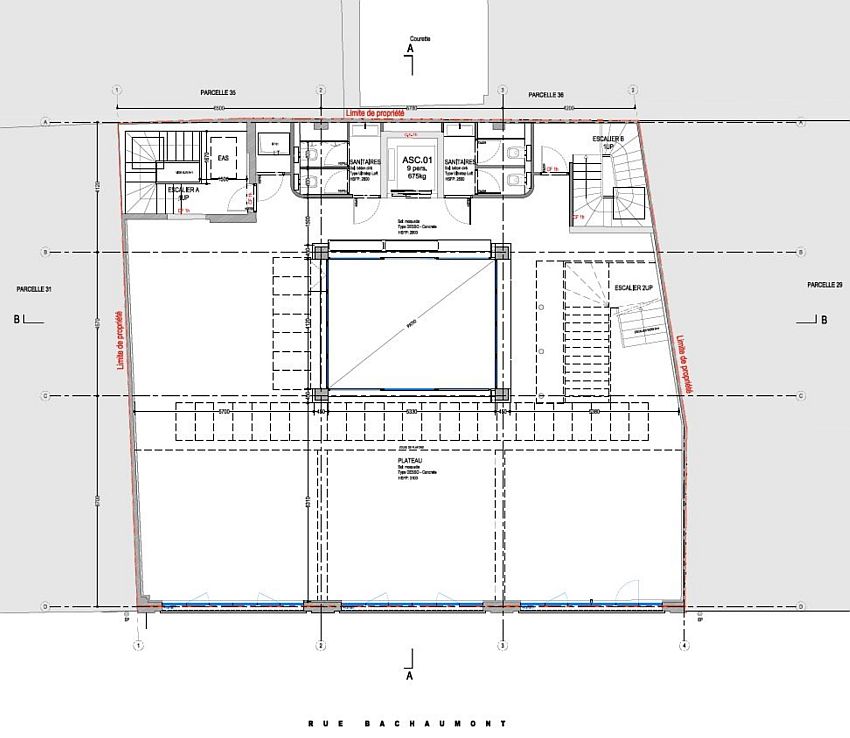 Bureau Location 75002 PARIS 5 RUE BACHAUMONT