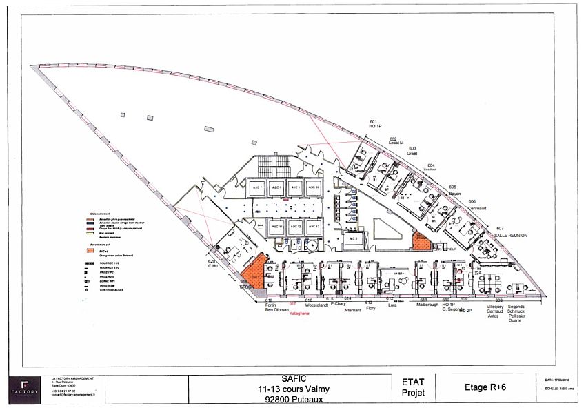 Bureau Location 92800 PUTEAUX 11-13 COURS VALMY
