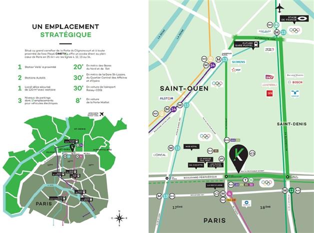 Bureau Location 93400 ST OUEN 48 RUE DU PROFESSEUR GOSSET