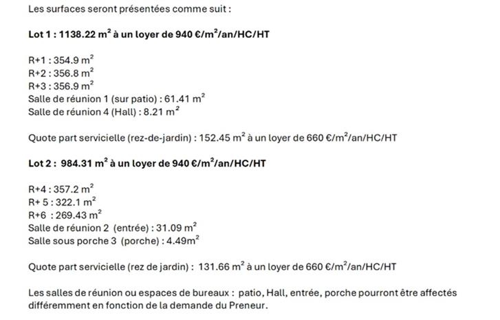 Bureau Location 75116 PARIS 3 RUE BOISSIERE