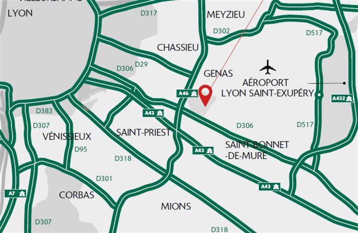 Entrepôt / Local d'activités Location 69740 GENAS