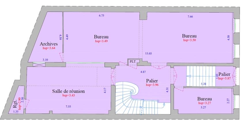 Bureau Location 75116 PARIS 6 RUE COPERNIC