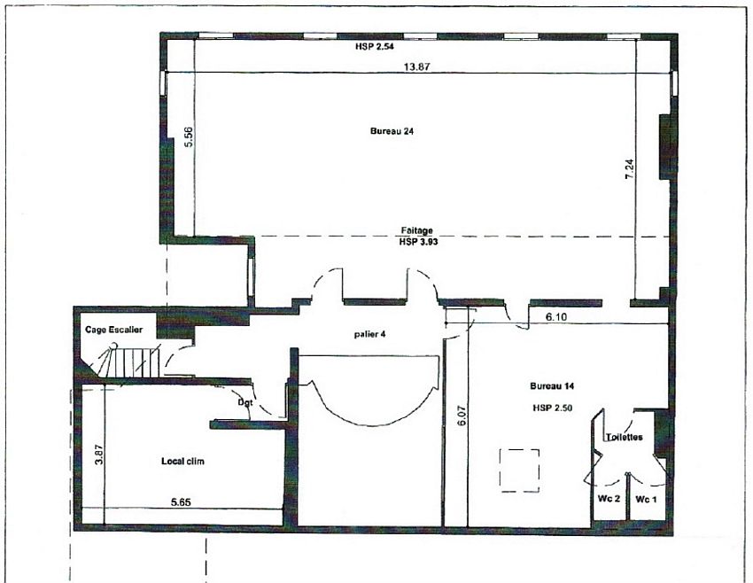 Bureau Location 75009 PARIS 5 RUE DE LIEGE