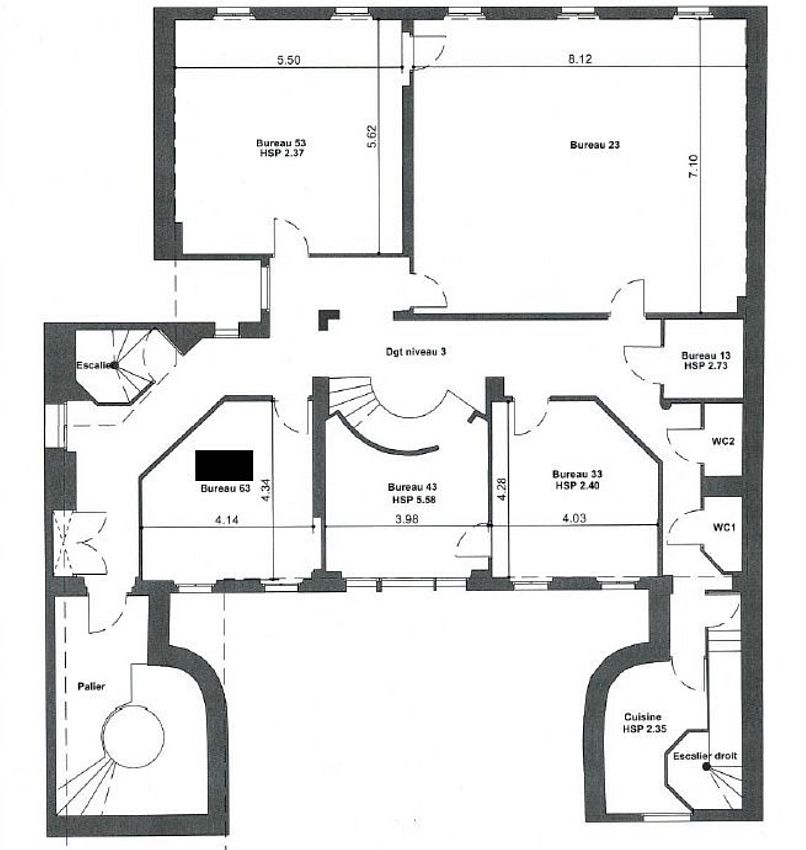 Bureau Location 75009 PARIS 5 RUE DE LIEGE
