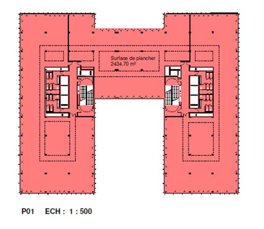 Bureau Location 69007 LYON 59 AVENUE TONY GARNIER