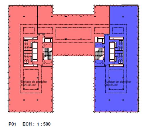 Bureau Location 69007 LYON 59 AVENUE TONY GARNIER