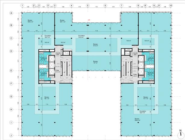 Bureau Location 69007 LYON 59 AVENUE TONY GARNIER