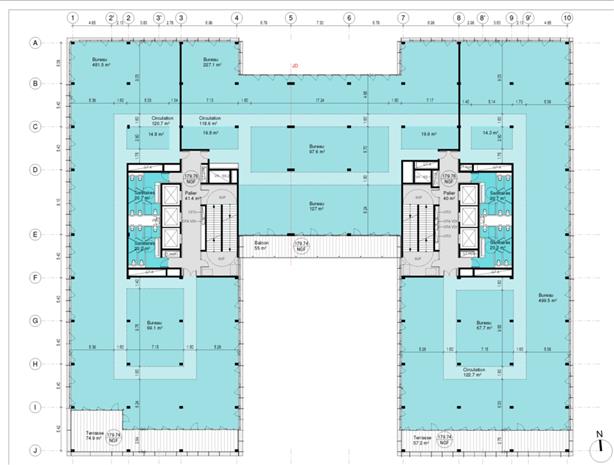 Bureau Location 69007 LYON 59 AVENUE TONY GARNIER