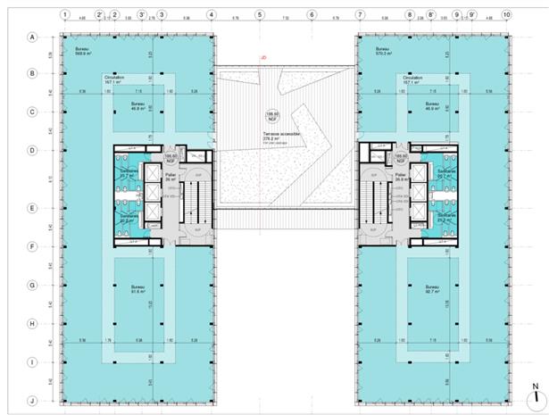 Bureau Location 69007 LYON 59 AVENUE TONY GARNIER