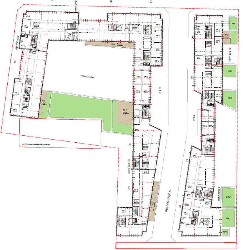 Bureau Location 92000 NANTERRE 57-61 AVENUE JULES QUENTIN