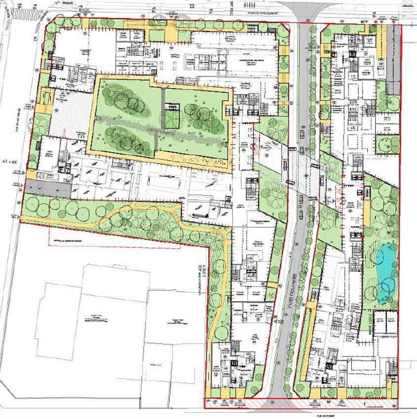 Bureau Location 92000 NANTERRE 57-61 AVENUE JULES QUENTIN